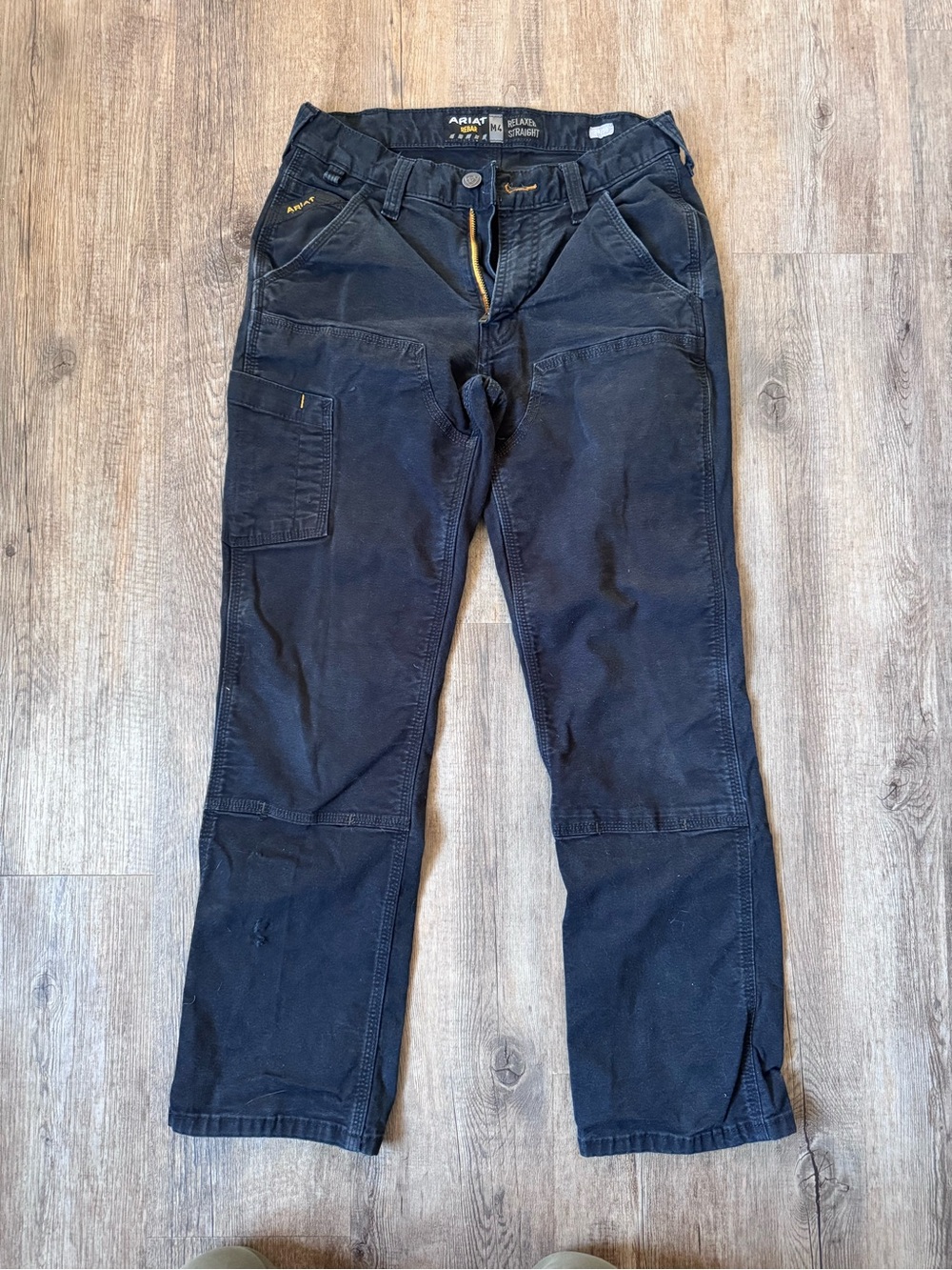 Ariat Men's Black Straight Work Jeans with Utility Pockets